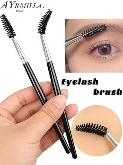 2/5 黑色多功能便携螺旋睫毛刷/眉刷，可重复使用，是化妆工具。深受日本、韩国、欧洲女孩喜爱。