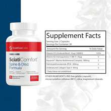 SciatiEase SciatiComfort Spine And Disc Support Supplement Sciatic Nerve Support Supplement - VIT D3 K2, Aquamin, Calcium, Magnesium, Type Collagen, Pea (Collagen) - 30 Day Supply-HHYD-HHYD - 1 - 查看 4