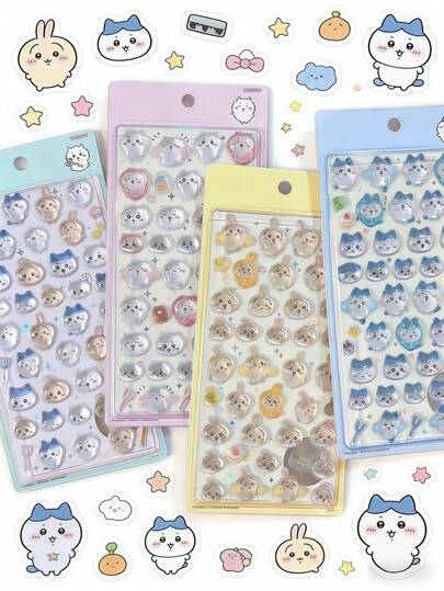 3D Embossed Sticker Set, Suitable For Decorating Phones, Laptops, Luggage, Water Bottles, Skateboards, Notebooks And Guitars. They Are Great For Daily Use, Children's Birthday Gifts, Back-To-School Preparations, Travel Accessories Sets, And Teenage Room Decor. This Is The Most Popular DIY Sticker Set Among Anime Fans, Graffiti Enthusiasts, And Accessory Lovers.