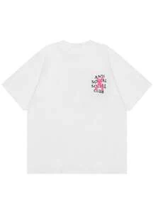 Anti Social Söcial Club Cancelled T-Shirt, Anti Social Shirt, Unisex Tshirt, Gift For Women Men, Top Women Mens Wear - White - View 1
