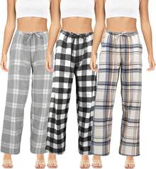 ¡RecomendadoSexy Basics - Pantalones largos para dormir y descansar para mujer, paquete de 3¡Top de Temporada - Paquete de 3 - Grupo E surtido - Ver 2
