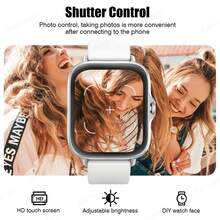 畅销产品！1.83英寸高清触控智能手表，双表带设计 - 无线通话、拍照、音乐控制 | 兼容安卓和iOS系统，男女通用设计，可自定义表盘，带闹钟和来电/信息通知功能 - 彩色 - 查看 7