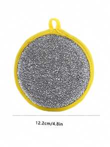 4pcs Double-Sided Dish Sponges - Reusable Kitchen Cleaning Cloths With Non-Slip Handles And Striped Design, Made Of Durable Polyester Material, Ideal For Cleaning Pots, Pans, And Utensils. Dish Sponges | Striped Pattern | Durable Sponge - A - View 8