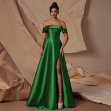 VIPGIRL 高腰优雅女士晚礼服 - 綠色 - 查看 8