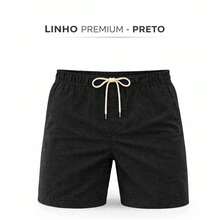 1 Summer Spring Spring / Summer / Autumn Spring / Summer Regular Fit Eyelet Drawstring Beach For Going Out Weekend Casual Holiday Father's Day Valentine's Day Christmas - Black - View 3