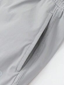 Balabala Kids Jogger Pants, Boys & Girls, Lightweight Fabric, Elastic Cuff Summer Pants 2026 - Gray - View 4