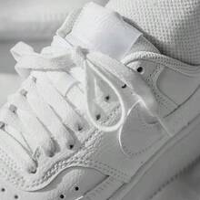 Nike Giày thể thao nữ đế cao dáng ôm Court Vision Alta Air Force Casual Sneakers - trắng - Xem 5