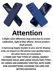 [Pure Blue] Fashionable Liquid-Like Design Phone Case, Minimalist Style, Shock-Proof And Scratch-Resistant, Compatible With IPhone 17, 16 Pro Max, 15, XR, 7/8, 15 Pro Max, 12 Pro Max, 13 Pro Max, 14 Pro Max, 13, 14, 11, 12 Pro, 14, XS, XR, 7/8P, 7/8GES2, A13 4G, A22, A21S, A52, S22 Ultra, A33 5G, 10, Phones - Blue - View 8