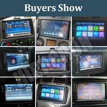 راديو سيارة بمقاس DIN واحد، مشغل وسائط متعددة بشاشة لمس عالية الدقة بمقاس 7 بوصة، يدعم CarPlay و Android Auto و MirrorLink، مدخل FM/AUX - مع كاربلاي وأندرويد أوتو - مشاهدة 9