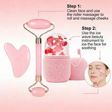 Face Massage Roller Set, Ice Pack, For Use With Face Massager, Manual Facial Tools, Helps Reduce Puffiness And Wrinkles - Blue Ice Pack - View 5