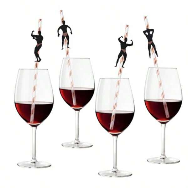 36 Pcs Bachelorette Straws Funny Male Dancer Drinking Straws For Bridal Shower Party Bachelorette Party Party Favors Decorations Supplies