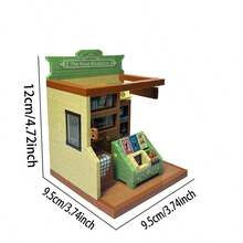 644 Stücke hochschwieriges DIY Montage Bauklötze Spielzeug, Vintage Baumhaus Mori Stil Konstruktionsmodell, Heimdekoration Sammlerstück Bauklötze - FA0032 - Übersicht 7