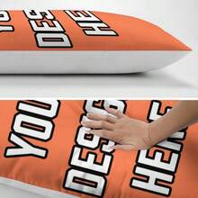 Custom Body Pillow Cover, Personalized Photo/Text Printing Long Pillowcase, Soft Fabric Bed, Sofa, Studio Photography, Home Decor, Coral, 20x54 - Coral - 查看 7
