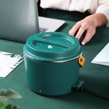 Fiambrera eléctrica 1,2 l. Versátil, calentamiento rápido, portátil, calentador de alimentos de acero inoxidable, fiambrera para viajes, coche y oficina. - Tipo de Enchufe A USA (110-127V) - Ver 8