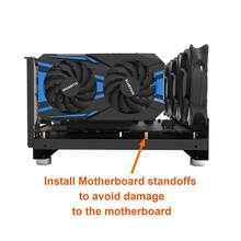 DIY Portable Test Bench Open Air PC Frame Fits X79 X99 Mobo ATX MATX ITX - Black - View 3