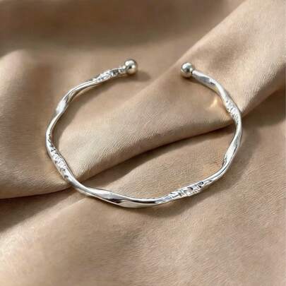1Pc Silver Minimali…