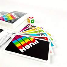 1 Set PUSH! Fast-Paced Family Card Game - Hilarious Luck-Based Party Game For Adults, Quick Strategy & Action Cards, Family Game Night & Group Party Game, Competitive Fun (Easy To Learn, Cardboard Components) - Multicolor - View 8