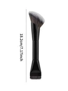 A Single Convenient Double-Headed Foundation Brush/Sloping Foundation Brush Is A Soft And Versatile Cosmetic Brush For Polishing, Mixing And Construction-Made Of Non-Irritating Synthetic Bristles To Create A Seamless Surface. - Multicolor - View 3