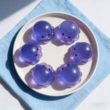 1pc Handmade Purple Octopus Taba Squishy Toy, Cute Big-Eyed Cartoon Slow Rebound Soft Squishies, Ideal For Kids Playtime, Party Activities, Children's Day, Halloween, Christmas & Birthday Goodie Bag Fillers - Bạch tuộc tím Kawaii - Xem 5
