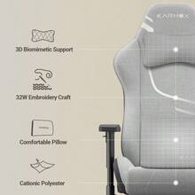 Gaming Chairs - Light Grey - View 6