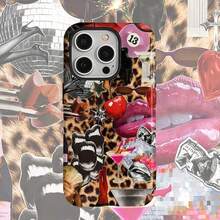 Western Leopard Phone Case, Cherries Skull Horseshoe Vinyl Treaty Oak Revival With Country Rock Vibes, Play Now Aesthetic Gift,  17 16 15 14 13 12 11 Pro Max Plus X, Galaxy S25 S24 S23 S22 S21 Ultra - 款式 6(1 件) - 查看 2