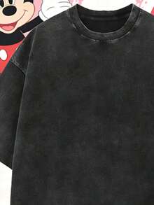 Disney Experiment 626 Stitch Vintage Washed T-Shirt - 黑色 - 查看 5