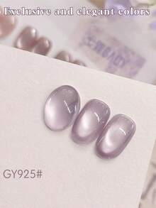Miss Leia 7件套/15ml 春夏闪粉指甲油，9层水晶猫眼凝胶指甲油系列，全新多功能美白、冰紫、蓝色磁性指甲油，适合新手、美甲沙龙、DIY居家使用、节日、派对、女士礼物 - 紫色 - 查看 12