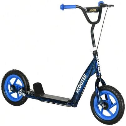 Children's Scooter, Height-Adjustable Kick Scooter For Children, With Brake, Stand, 2 Wheels, Steel