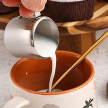 Bình tạo bọt sữa bằng thép không gỉ 150ml (5oz), hộp đựng sốt espresso mini với vòi rót độc đáo, cốc giữ lạnh tiện dụng để tạo hình nghệ thuật latte, đong sốt và tạo bọt sữa. - Nhiều màu - Xem 5