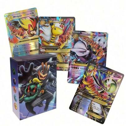 Exquisite Pokemon Collectible Cards Set With Diverse Card Types, Including Trainer Cards, Energy Cards And Pokemon Character Cards, Designed For Fans Who Love Collecting And Trading, A Wonderful Addition To Any Pokemon Card Collection