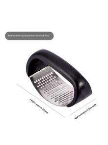 1 Pc Practical Multi-Function Style Bright Silver Stainless Steel Ring Shaped Garlic Press High-Hardness Stainless Steel Construction Garlic Mashing/Ginger Paste Making/Long-Lasting Suitable For Home Kitchen, Baking Seasoning, Party Meal Prep, Travel Camping Manual Garlic & Ginger Masher Kitchen Seasoning Tool Multi-Function Garlic Press Father's Day/New Year/Birthday Gift - Multicolor 1 - View 14