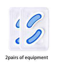 3对蓝色微针眼膜，紧致眼周肌肤，温和不刺激，缓解眼部疲劳，按摩眼罩套装，温和不刺激，缓解眼部疲劳 - 彩色 - 查看 4