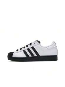 adidas originals Superstar 2 復古薄底 耐磨 低筒 板鞋 男款 白色 - 白色 - 查看 15