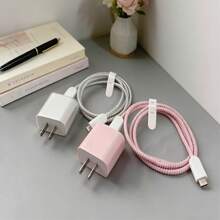 Solid Color Charging Case Protective Cover Compatible With Apple Wireless Earphone Case, Scratch-Resistant And Shockproof - Multicolor - View 4