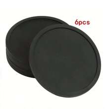 Posavasos redondo de silicona aislante del calor, posavasos minimalista, tapete antescaldaduras para taza de té, posavasos resistente al calor - Multicolor - Ver 15