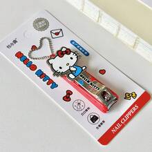 SANRIO Official Nail Clipper, Cute Anti-Splash Nail Scissors, Individual Student Use - A - View 4