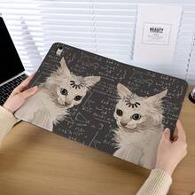 1 Peça Capa Protetora com Slot para Caneta, Suporte Magnético Multi-Ângulo com Modo Dormir/Despertar Automático, Capa de Tablet Kawaii Compatível com Pro/Air/Compatível com Samsung Galaxy A9/S9/S7/S10+/Compatível com XIAOMI Pad/5/6/7 - Multicolorido - Visão 3