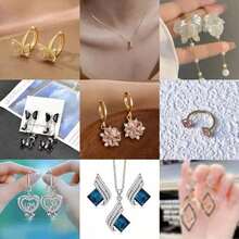 Unbox And Win Heartbeat Jewelry! Commuting/Dating Style Random Drops, Top Girl Limited Edition Random, Highly Sought-After Surprise - Limited Edition |   Act Quickly To Ensure You Can Have This Unforgettable Thrilling And Fun Experience |   Gifts For Women |   Valentine's Day Gift. - Nhiều màu - Xem 6