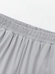 Balabala Kids Jogger Pants, Boys & Girls, Lightweight Fabric, Elastic Cuff Summer Pants 2026 - Gray - View 3