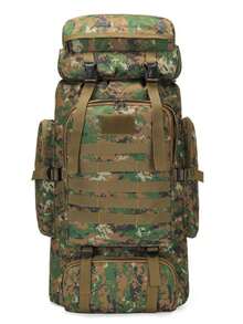 100L Taktischer Tarnrucksack, Multifunktionale Überlebenstaschen, Outdoor-Rucksack, Nylonmaterial, Wanderrucksack, Schießstandtasche, Herrentasche, Sporttasche, Motorradtasche, Angeltasche, Studententasche, Laptoptasche, Großer Stauraum, Gurtband, Vintage-Stil, Wasserabweisend, Eimertasche, Halloween-Geschenk, Weihnachtsgeschenk, Geburtstagsgeschenk, Geschenk für den Freund - A - Übersicht 10