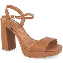 Vizzano Platform Sandal With Chunky Heel, Original, 6551-100 - Camel - View 13