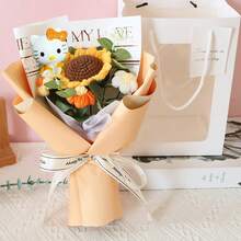 Bó hoa hướng dương, Bó hoa hướng dương hình hoạt hình dễ thương, Trang trí bàn làm việc Kawaii, Bó hoa trang trí nhà cửa và đám cưới, Thích hợp làm quà tặng Ngày của Mẹ, quà tốt nghiệp cho bạn thân, quà sinh nhật, quà tựu trường. - Nhiều màu - Xem 3