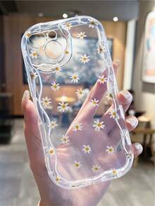Flower Cream Textured Transparent Painted Shockproof Phone Case Compatible With IPhone 14, 14 Pro, 14 Pro Max, Summer New Design Compatible With IPhone 13, 13 Pro, 13 Pro Max, Cartoon Compatible With IPhone 11, 11 Pro Max, Painted Compatible With IPhone 12, 12 Pro, 12 Pro Max, Shockproof Compatible With IPhone XR, Cartoon Compatible With IPhone 7/8, Compatible With IPhone 15, 15 Pro, 15 Pro Max, 16, 16 Pro, 16 Pro Max, Galaxy S24, A04, A12, A13, A14, A23, A24, A32, A33, A51, A52, A53, A54, A72, S20 FE, 9, 9A - Multicolor - View 4