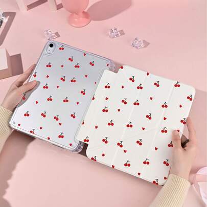 1pc Protective Cover With Pen Slot Multi-Angle Magnetic Stand Cover With Auto Sleep/Wake,Kawaii Tablet Case Compatible With Pro/Air/Compatible With Samsung Galaxy A9/S9/S7/S10+/Compatible With XIAOMI Pad/5/6/7