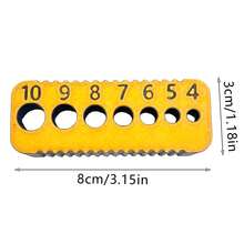 Plastic Drill Guide Jig Precision Metric Reusable Hole Alignment Tool Woodworking Tool - 1pc - View 11