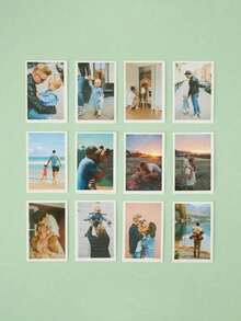 Personalisierter Paar-Fotodruck - Individualisiertes Geschenk zum Jahrestag und Valentinstag für Ihn/Sie, einzigartiges und romantisches Geschenk für Freund/Freundin, bester Freund | Herzerwärmende Geburtstags-, Jahrestags-Geschenkidee | Sofort einrahmbare Liebesgeschichten-Kunstwerke - Verschiedenfarbig - Übersicht 4