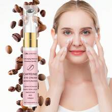 咖啡因保湿眼霜 - 滋养补水，紧致平滑，补充眼周肌肤水分，缓解干燥，改善松弛，增强肌肤弹性，淡化细纹，配备贴合眼部轮廓的金属按摩头 - Caffeine - 查看 9