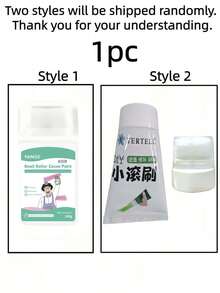 1罐墙面自涂修补漆，滚筒式墙面修补漆，白色修补漆，适用于墙壁和天花板，可覆盖污渍、划痕、涂鸦和磨损。白色水性低气味墙面漆，配有滚筒刷。 - 彩色 - 查看 13