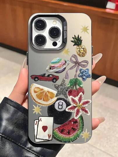 The New Series Of Creative And Fashionable IMD Laser Phone Cases ,Y2K Style Mixed Fun Stickers Patterns, Classic Hybrid Phone Cases With Shock Resistance And Anti Slip, Compatible With Iphone 17/17Air/17Pro/17ProMax, 16/16Plus/16ProMax, 15.14, 13, 12, 11 Series, Suitable For Galaxy S22, S23, S24, S25 PLUS ULTRA Series, Easter Gift, Christmas/Halloween Decoration/Birthday Gift, Couple .Girlfriend, Boyfriend, Friend Or Yourself.