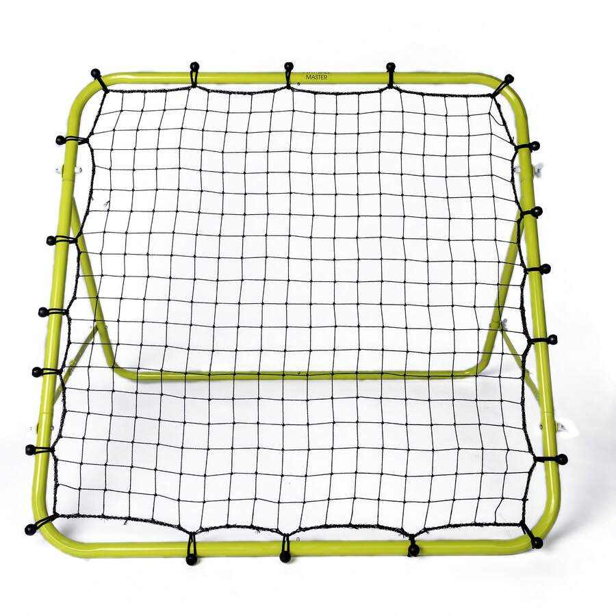 Football Master Premium Single Sided Sports Multi Skills Rebounder Training Aid Target Soccer Goal Kickback Adjustable Practise Goalkeeper Coaching Rebound Net
